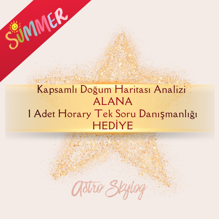Doğum Haritası Analizi Alana 1 Horary Tek Soru Danışmanlığı Hediye