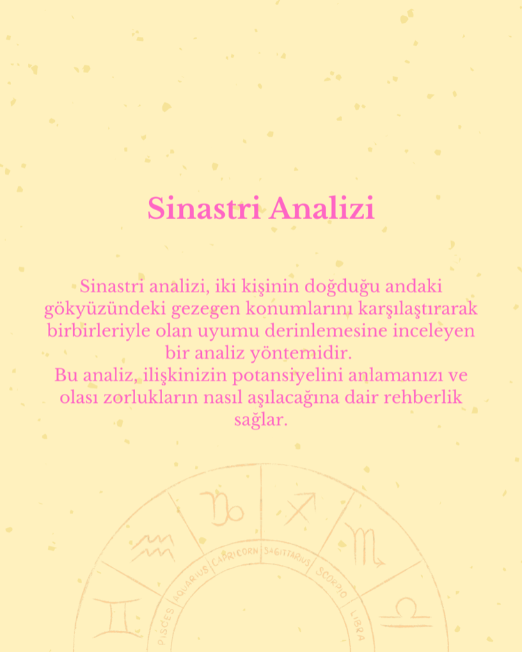 Sinastri Analizi