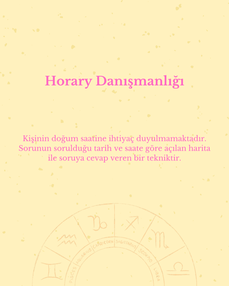 Horary Danışmanlığı