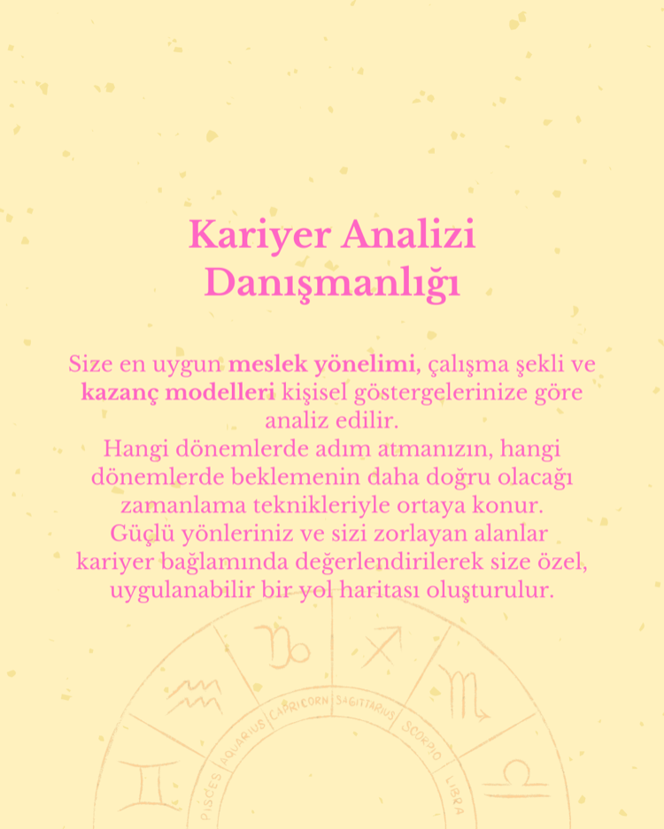 Kariyer Analizi Danışmanlığı