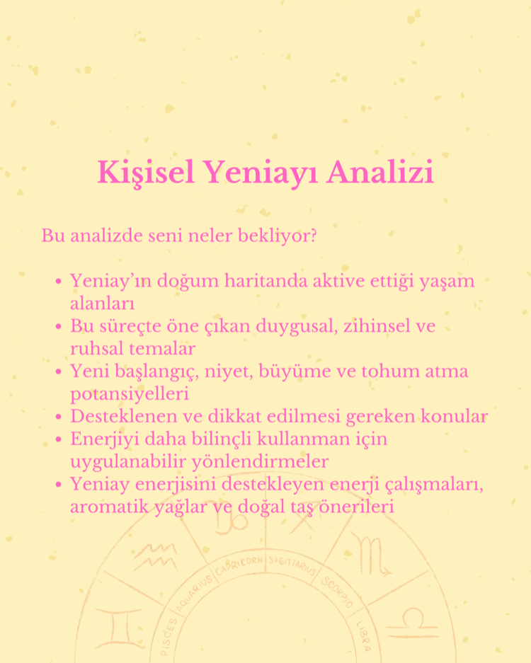 Kişisel Yeniayı Analizi