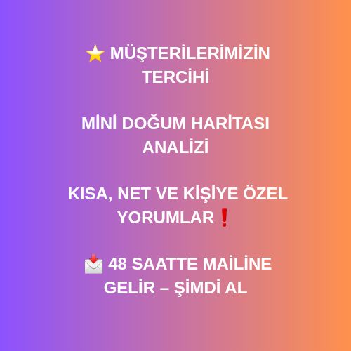 Mini Doğum Haritası Analizi