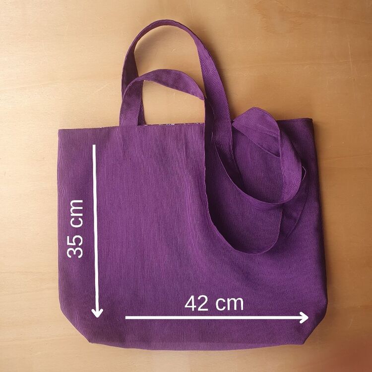 Çift taraflı tote çanta
