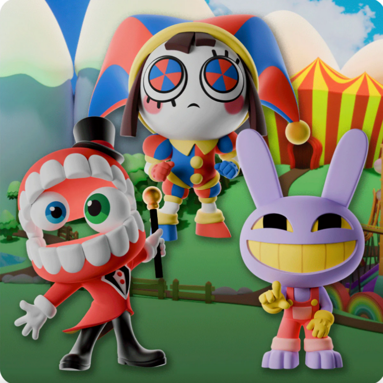 Digital Circus Animiniz: Main Character Series
