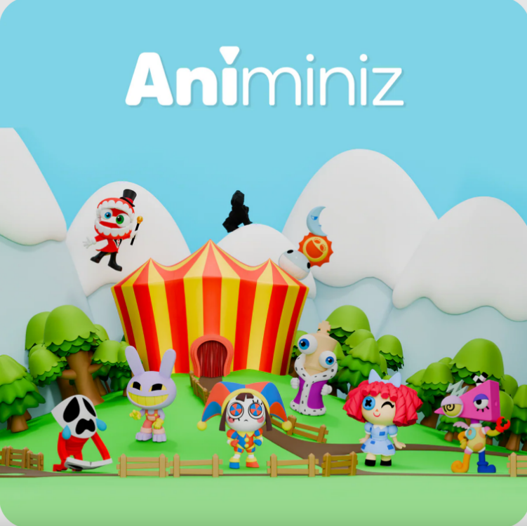 Digital Circus Animiniz: Main Character Series