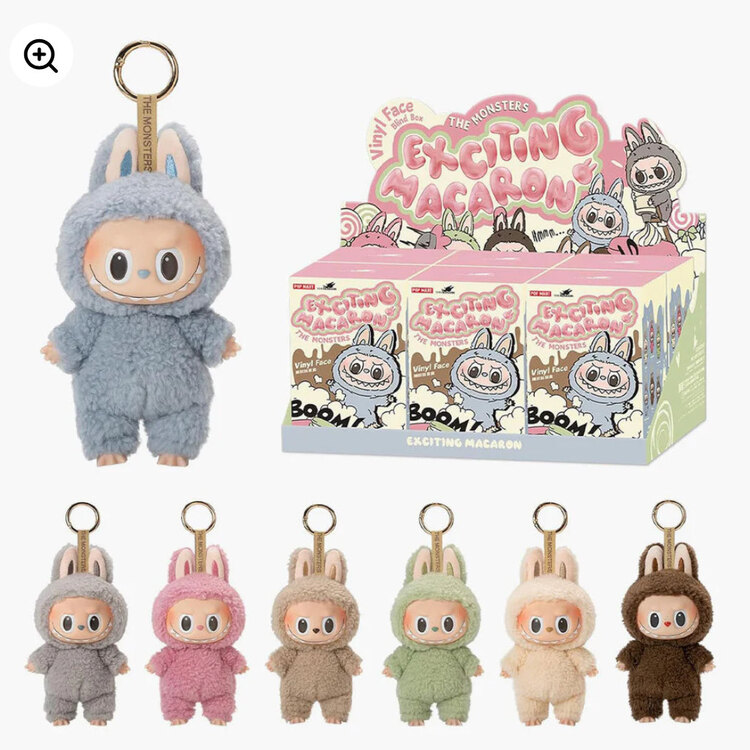 %100 orijinal Pop Mart Labubu Exciting Macaron