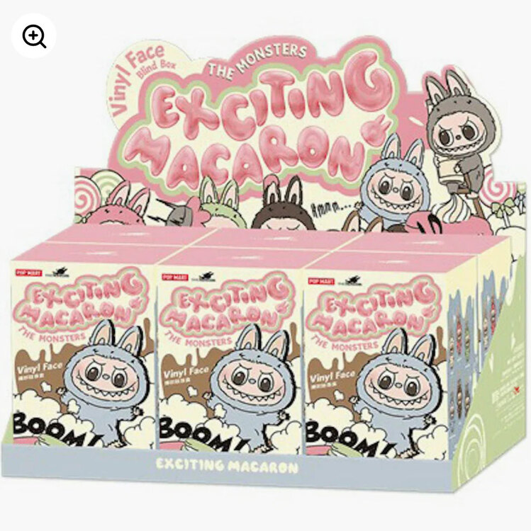 %100 orijinal Pop Mart Labubu Exciting Macaron