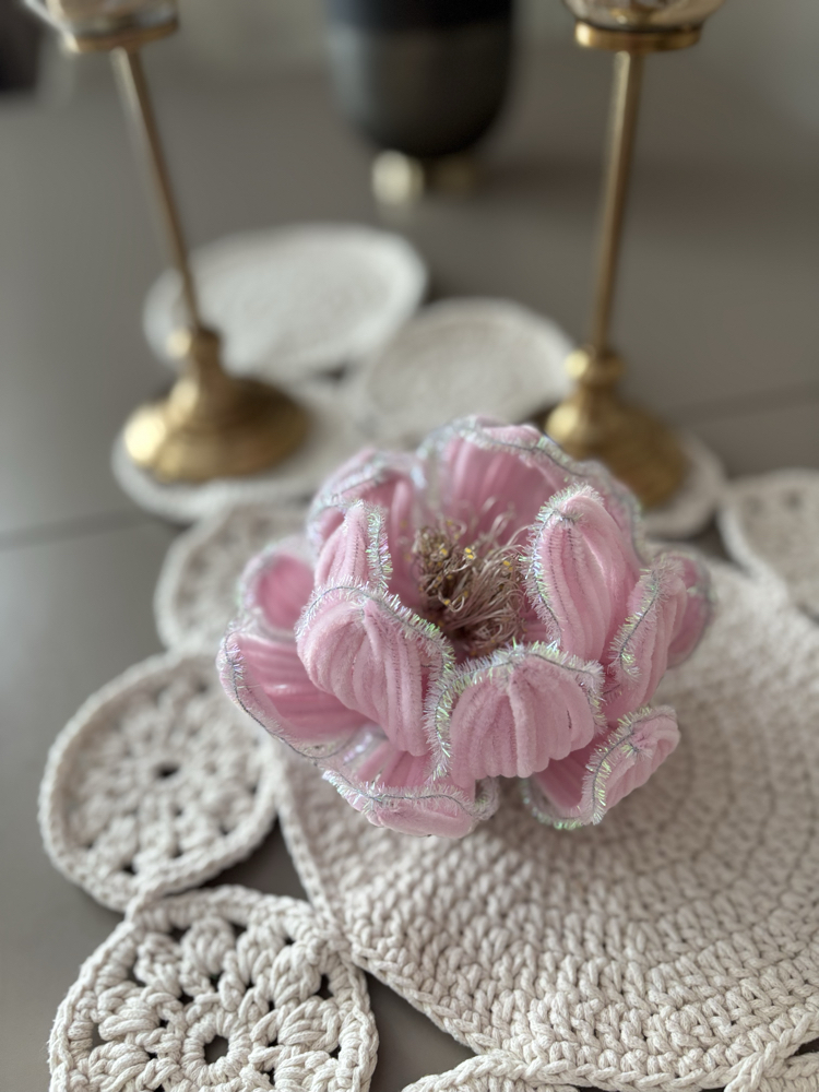 Handmade Pink Bloom Mood Lamp 