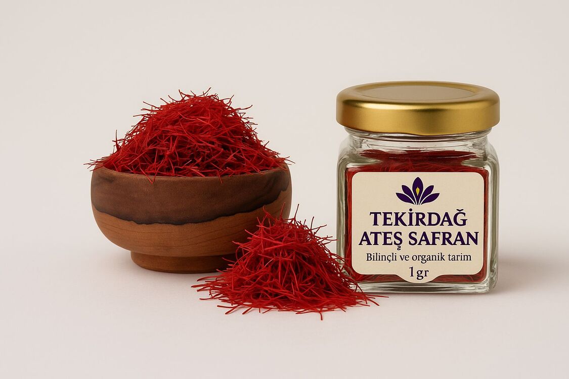 6 Gr Yeni Hasat Safran baharatı.