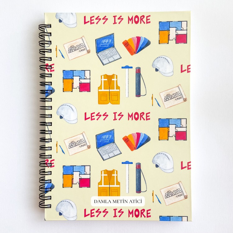 Mimar, İç Mimar A5 Spiralli Defter