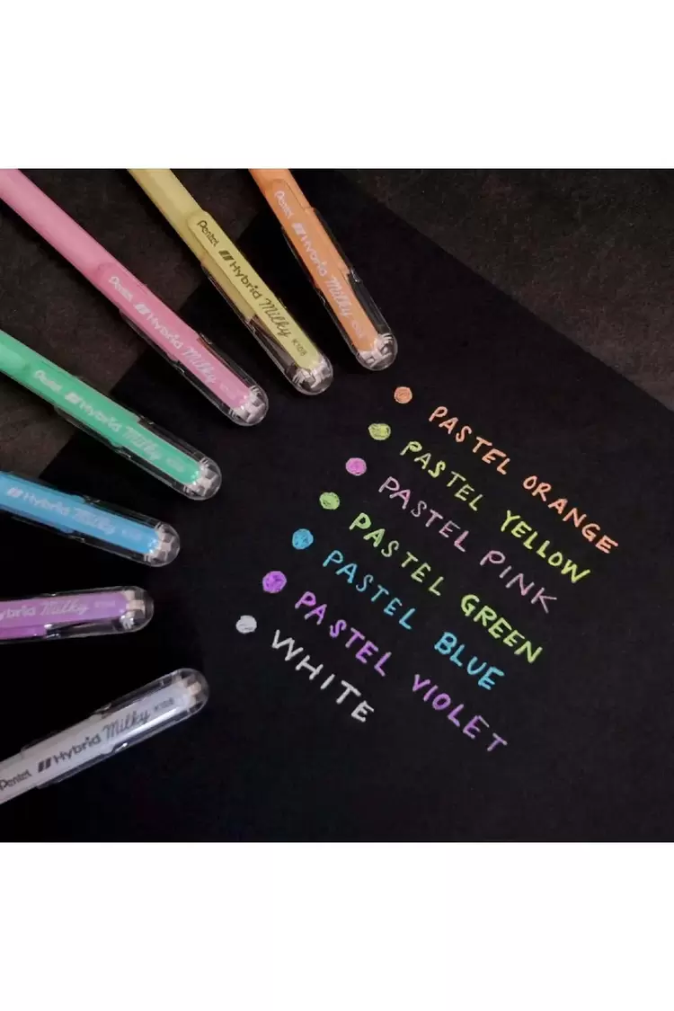 Pentel Hybrid Milky K108 Jel Kalem - Green