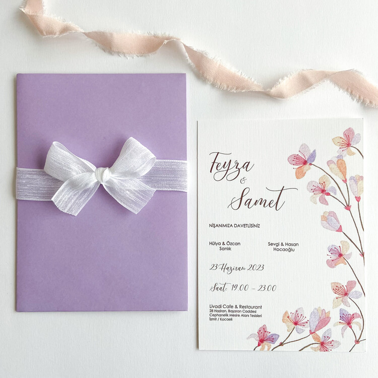 50 Adet Lila Zarf (13x18 cm)