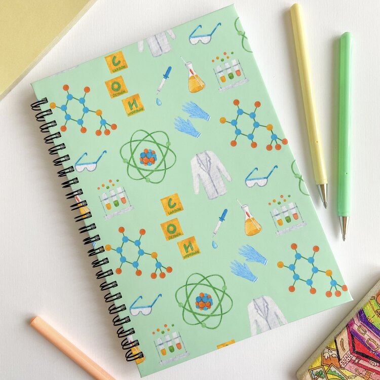 Kimyager, Kimya Öğretmeni, Kimya Mühendisi A5 Spiralli Defter