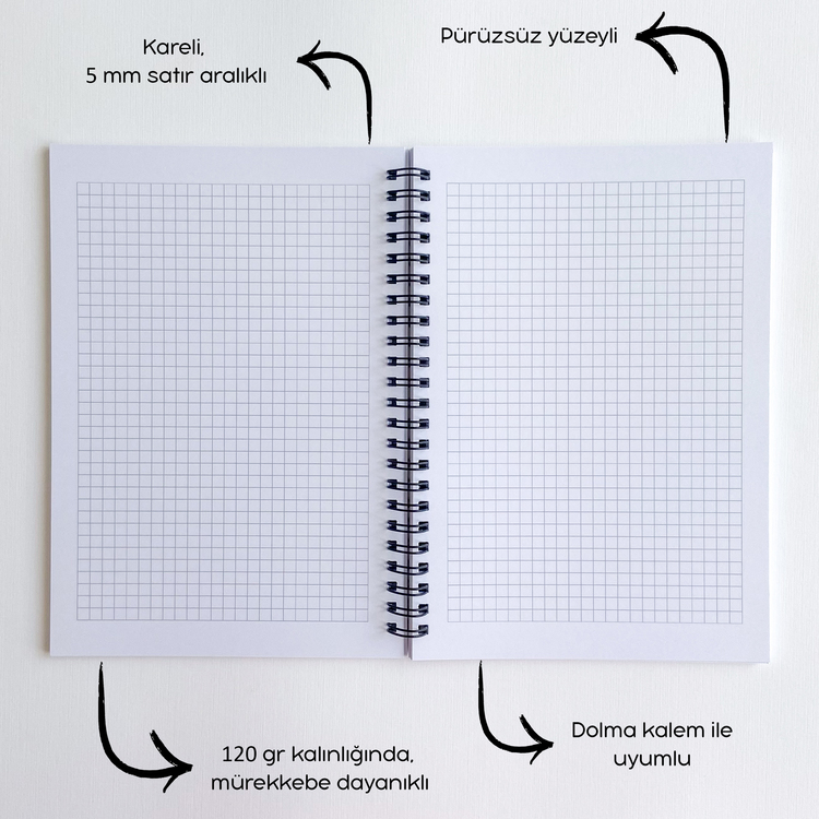 Fizyoterapist A5 Spiralli Defter