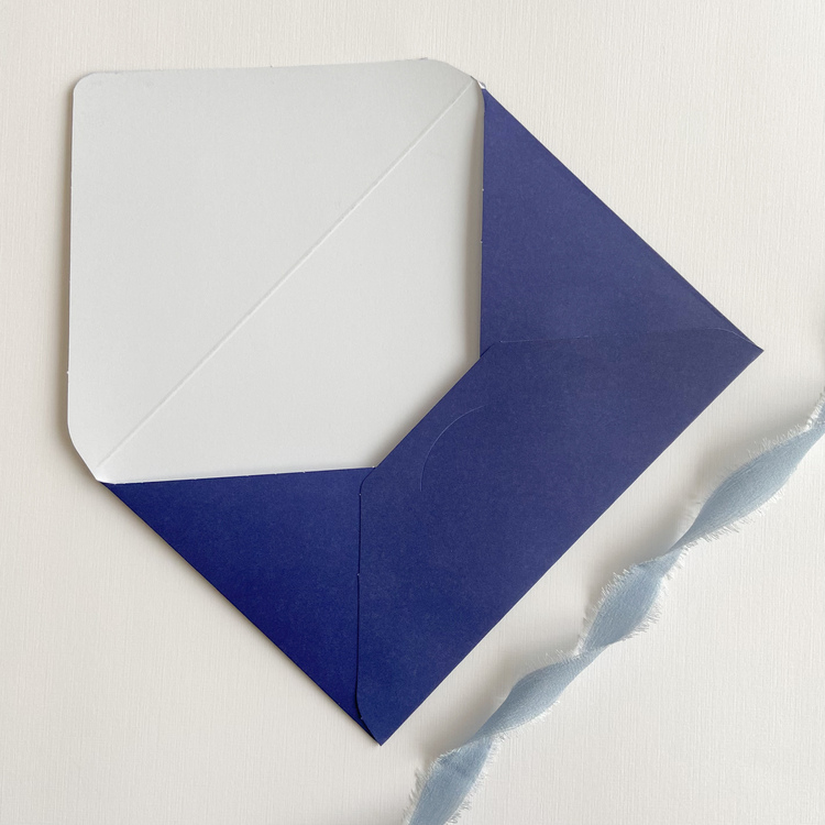 50 Adet Mavi Zarf (13x18 cm)