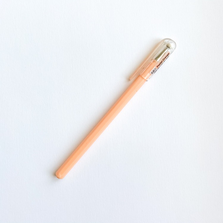 Pentel Hybrid Milky K108 Jel Kalem - Orange