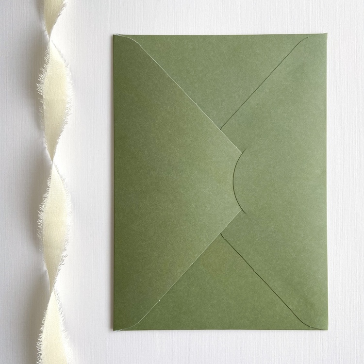 50 Adet Açık Yeşil Zarf (13x18 cm)