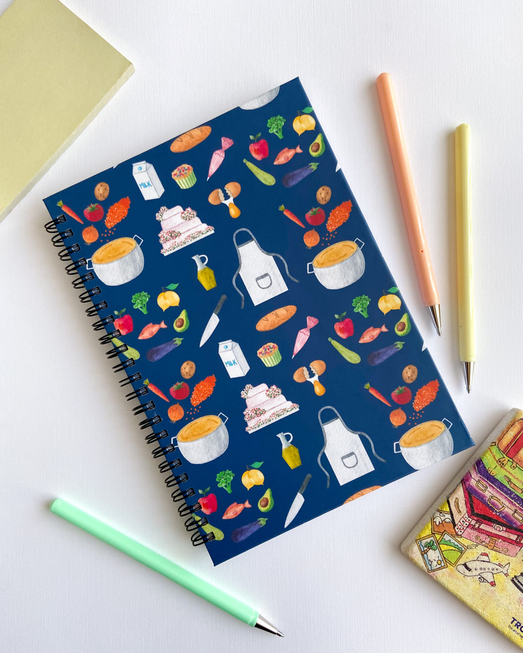 Aşçı, Pastacı A5 Spiralli Defter