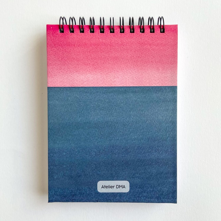 Minimal-Pembe A6 Spiralli Defter