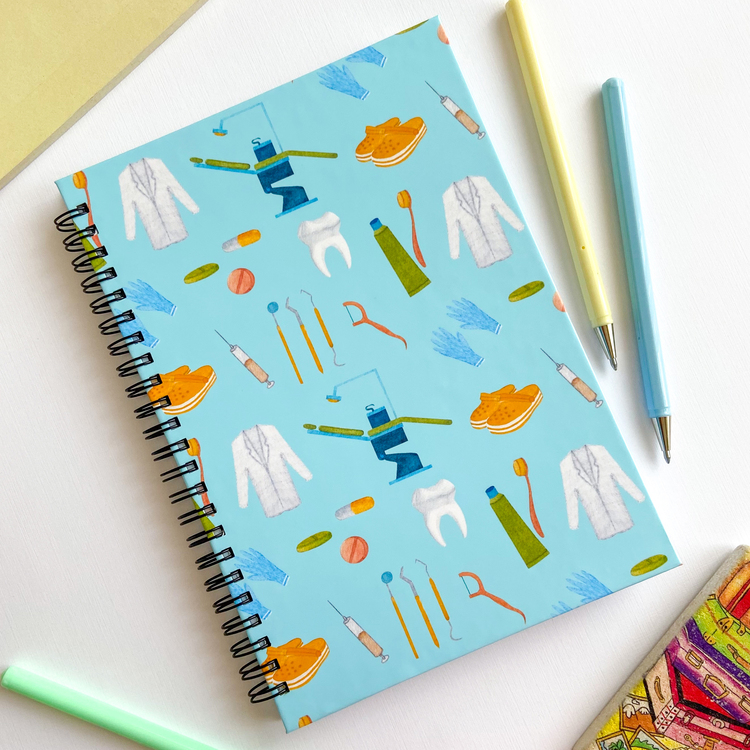 Diş Hekimi A5 Spiralli Defter