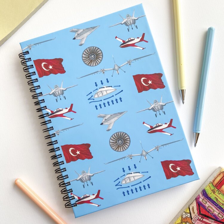 Uçak Mühendisi, Pilot A5 Spiralli Defter