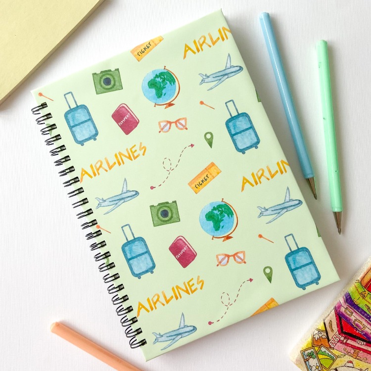 Pilot, Kabin Memuru A5 Spiralli Defter - Hatıra Defteri