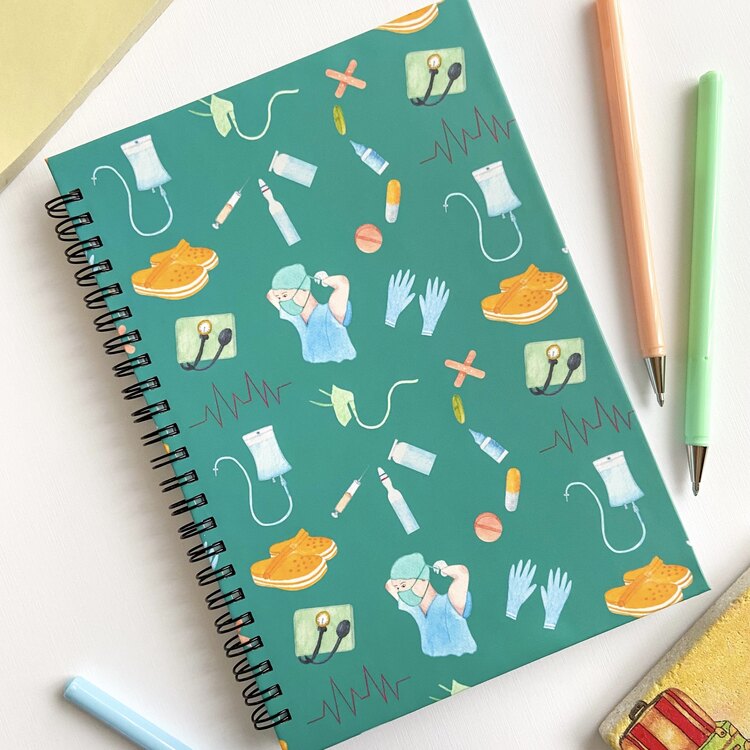 Hemşire A5 Spiralli Defter