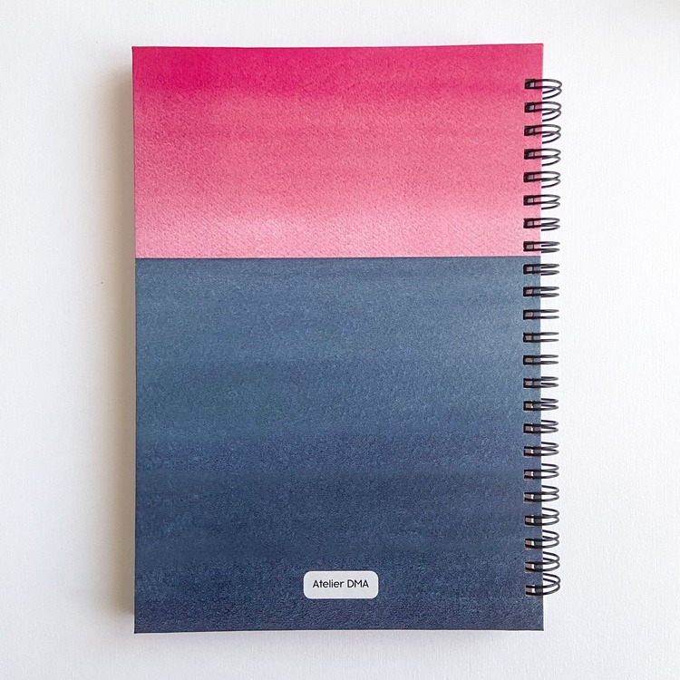 Minimal-Pembe A5 Spiralli Defter
