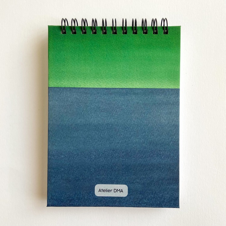 Minimal-Yeşil A6 Spiralli Defter