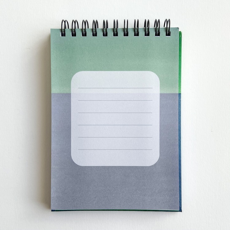 Minimal-Yeşil A6 Spiralli Defter