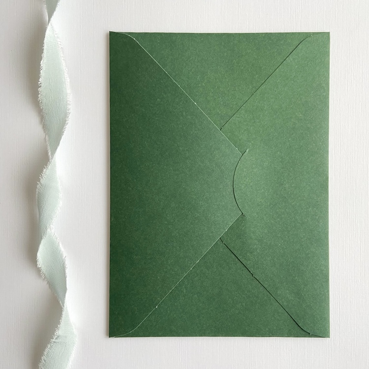 50 Adet Yeşil Zarf (13x18 cm)