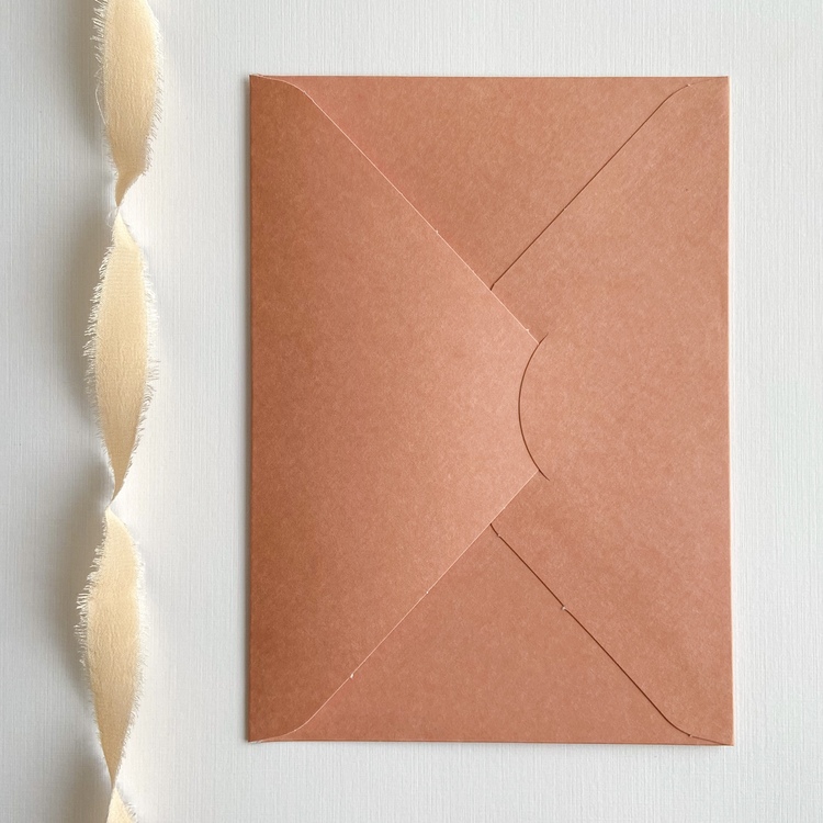 50 Adet Somon Rengi Zarf (13x18 cm)