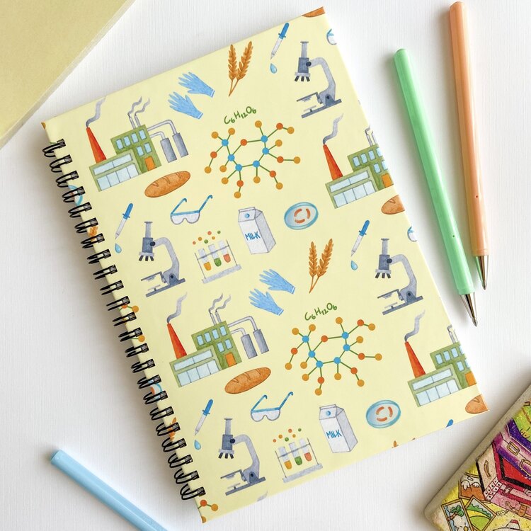 Gıda Mühendisi A5 Spiralli Defter