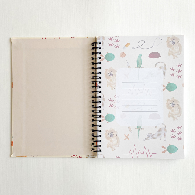Veteriner A5 Spiralli Defter