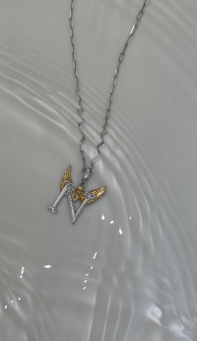 925 | Angel Letter Kolye