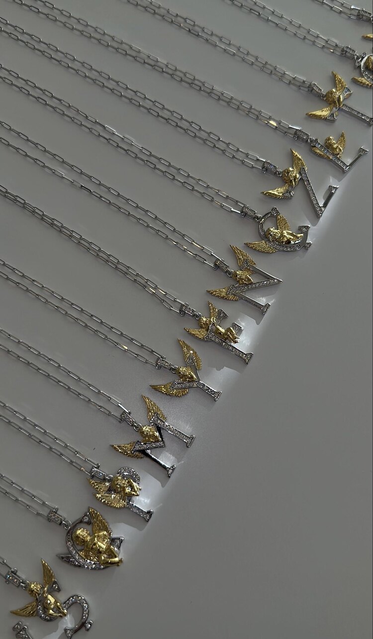 925 | Angel Letter Kolye