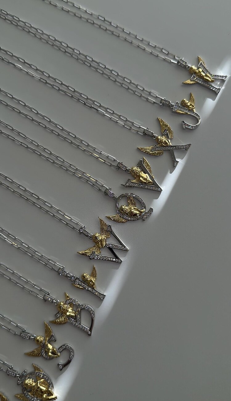 925 | Angel Letter Kolye