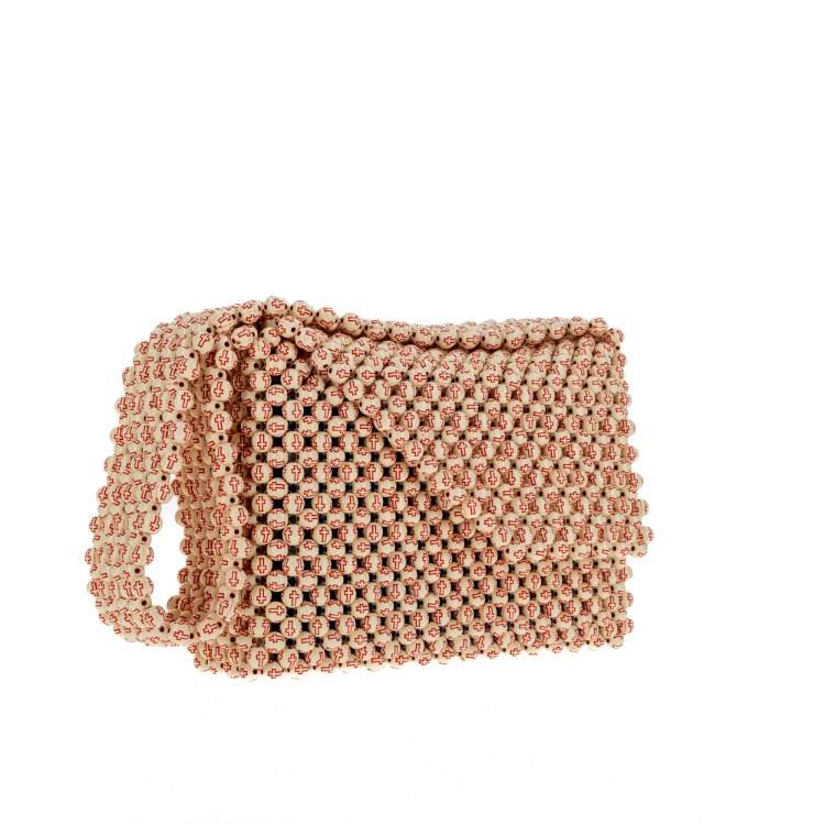 Elegant Beaded Clutch Bag