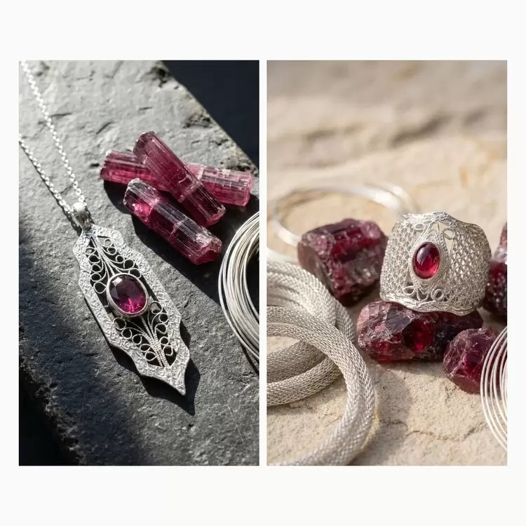 Minerva Kolye ve Aura Yüzük Seti