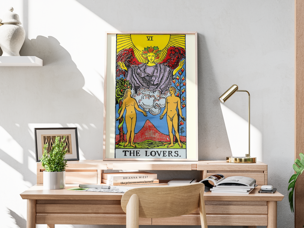 VI The Lovers / Aşıklar - Büyük Arkana Tarot Kartı