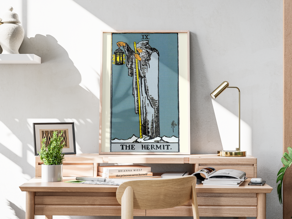 IX The Hermit / Ermiş - Büyük Arkana Tarot Kartı