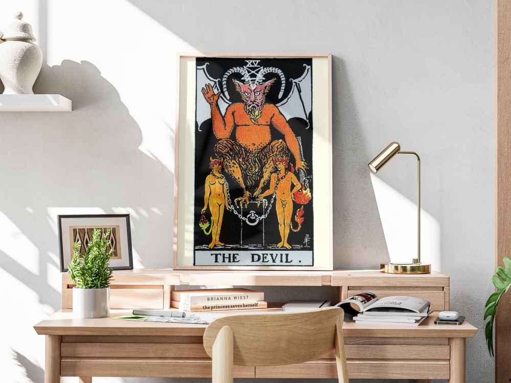 XV The Devil / Şeytan - Büyük Arkana Tarot Kartı