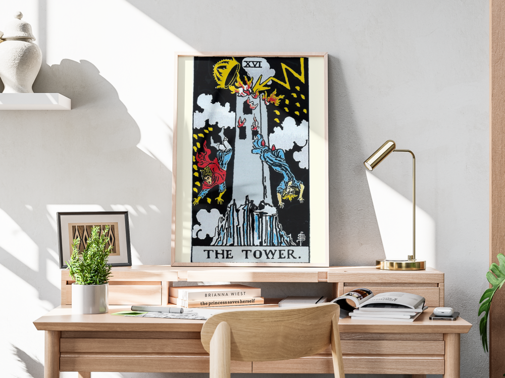 XVI The Tower / Kule - Büyük Arkana Tarot Kartı