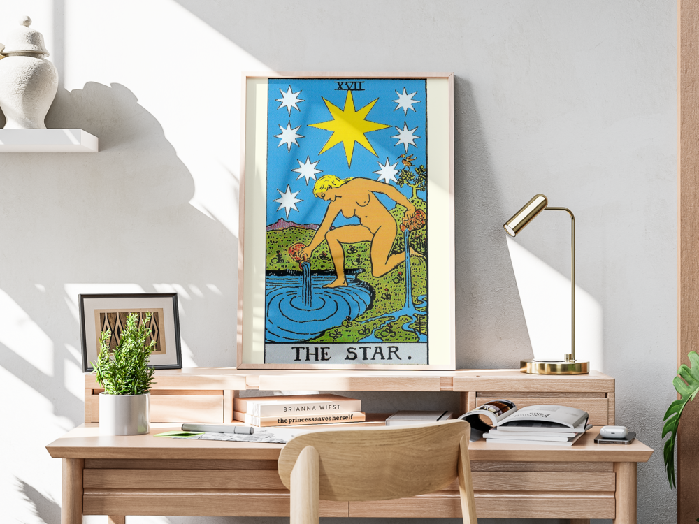 XVII The Star / Yıldız - Büyük Arkana Tarot Kartı