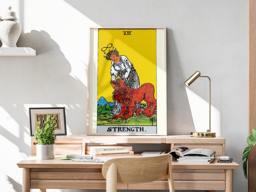 VIII Strength / Güç - Büyük Arkana Tarot Kartı