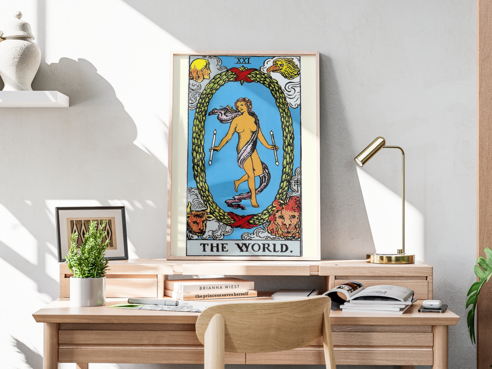XXI The World / Dünya - Büyük Arkana Tarot Kartı
