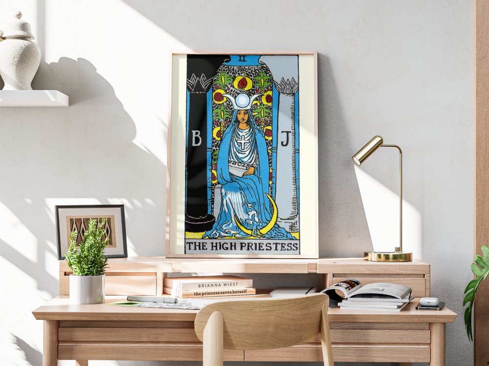 II The High Priestess / Azize - Büyük Arkana Tarot Kartı