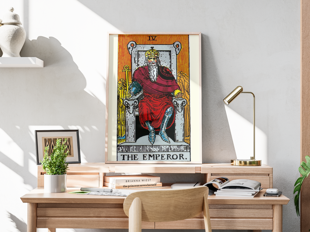 IV The Emperor / İmparator - Büyük Arkana Tarot Kartı