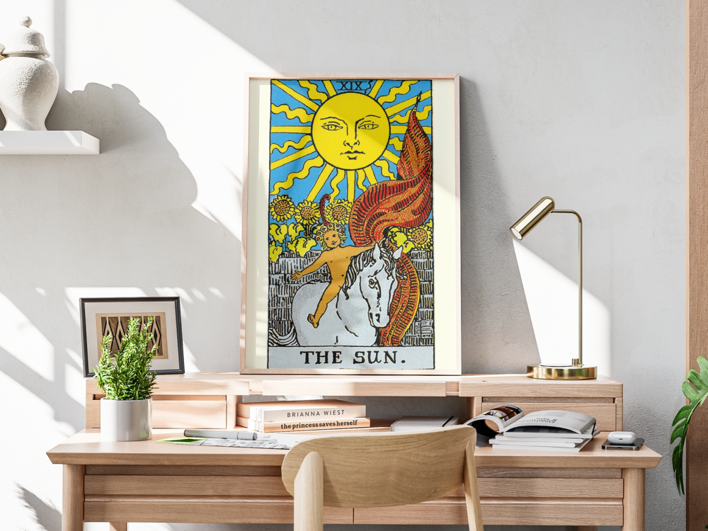 XIX The Sun / Güneş - Büyük Arkana Tarot Kartı