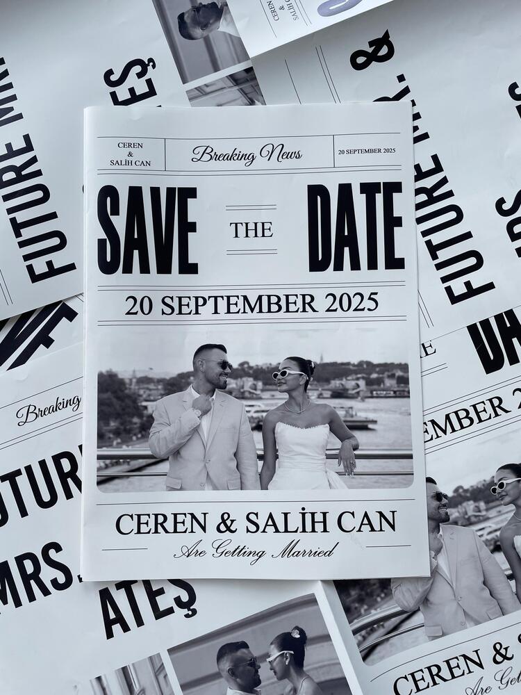 Save The Date Düğün Gazetesi 10’lu